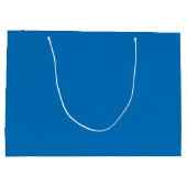 Blau Große Geschenktüte (Rückseite)