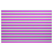 Blau, grün, blass Goldenrod, Fuchsia & Black Stoff (Fat Quarter (45,7 x 55,9 cm))