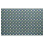 blau / grün / Crembäume und -gebirge Stoff (Yard (91,4 cm))