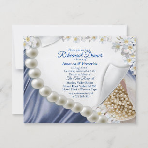 Blau, Grün, Elfenbein, Goldsilk und Birne Probe Ab Einladung