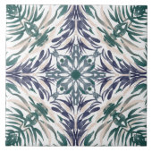 Blau-grün Fliese (Vorderseite)