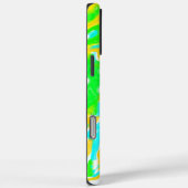 Blau-grün-gelb Abstrakt-Marmorflüssigkeit Case-Mate iPhone Hülle (Rückseite / Rechts)