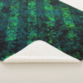 Blau, grün gestreift, Hintergrund mit Weichzeichnu Sherpadecke (3/4)