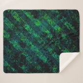 Blau, grün gestreift, Hintergrund mit Weichzeichnu Sherpadecke (Vorderseite (Horizontal))