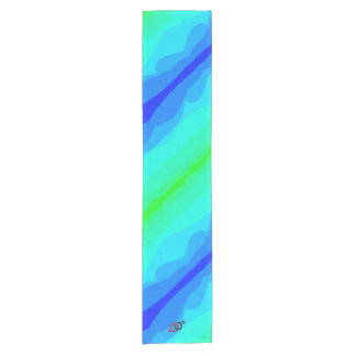 blau-grün kurzer tischläufer