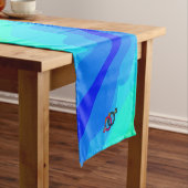 blau-grün kurzer tischläufer (Beispiel)