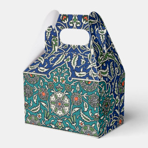 Blau Grün Orange Türkis Verzierte Arabische Muster Geschenkschachtel