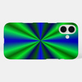 blau grün Regenbogen Case-Mate iPhone Hülle (Rückseite (Horizontal))