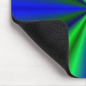 blau grün Regenbogen Mousepad (Ecke)