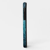 Blau-/Grün-Schein-Glitzer iPhone 5 Fall Case-Mate iPhone Hülle (Hinten/Links)