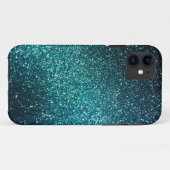 Blau-/Grün-Schein-Glitzer iPhone 5 Fall Case-Mate iPhone Hülle (Rückseite (Horizontal))