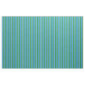 Blau, Grün und Beige Linien Muster Stoff (Yard (91,4 cm))