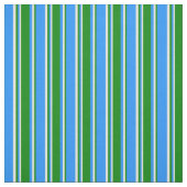 Blau, Grün und Beige Linien Muster Stoff (Muster)