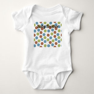 Blau, Grün und Braun Baby Strampler