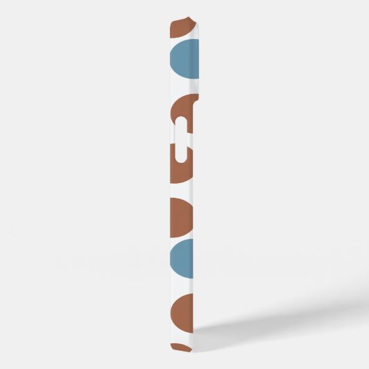 Blau, Grün und Braun Case-Mate iPhone Hülle (Rückseite / Rechts)