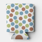 Blau, Grün und Braun Dosenkühler (Rückseite)