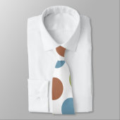 Blau, Grün und Braun Krawatte (Gebunden)