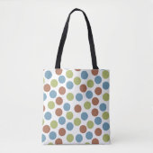 Blau, Grün und Braun Tasche (Vorderseite)