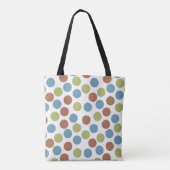 Blau, Grün und Braun Tasche (Rückseite)