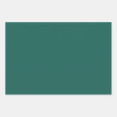 Blau, Grün und Weiß Kariert Geschenkpapier Set (Vorderseite 2)