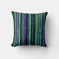 Blau, grün, violett geometrisch mit Streifen