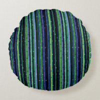 Blau, grün, violett geometrisch mit Streifen