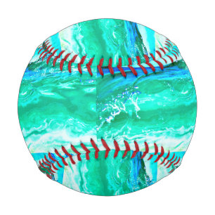 Blau/Grün-Wellen Thunder_Cove Baseball