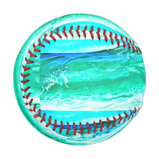Blau/Grün-Wellen Thunder_Cove Baseball (Vorderseite Links)