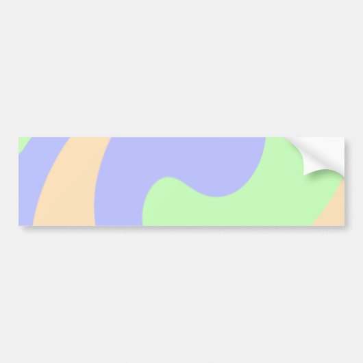 Blau-grüne Omerwassermarmor bohu fett Muster Autoaufkleber (Vorne)