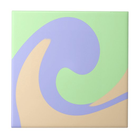 Blau-grüne Omerwassermarmor bohu fett Muster Fliese (Vorderseite)