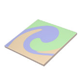 Blau-grüne Omerwassermarmor bohu fett Muster Fliese (Seite)