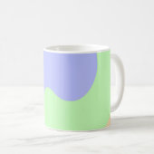 Blau-grüne Omerwassermarmor bohu fett Muster Kaffeetasse (VorderseiteRechts)