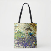 Blau Grüne Spanische Mosaik Tasche (Vorderseite)