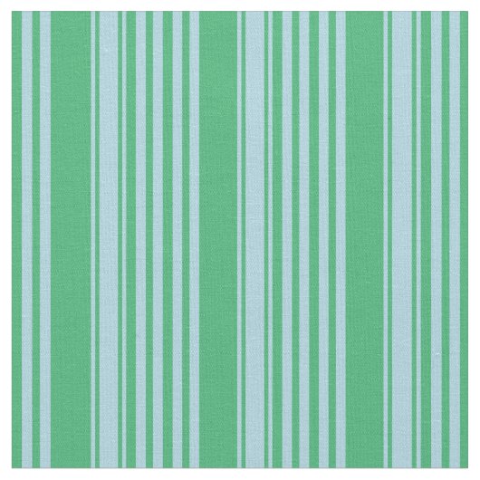 Blau-grüne und hellblaue Linienmuster Stoff (Nahaufnahme)