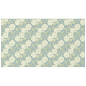 Blau Grüner Blockdruck Blumenmuster Tischdecke (Vorderseite (Horizontal))