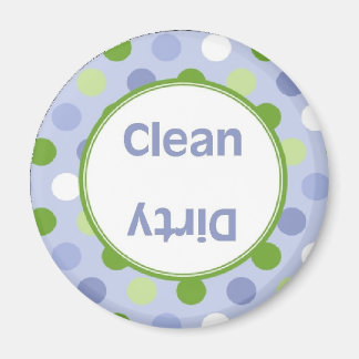 Blau grüner Punkt Sauberkeit/Geschirrspülmaschine  Magnet