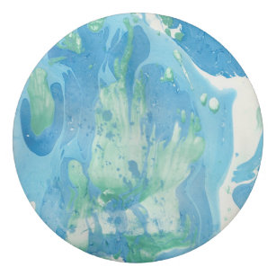 Blau-grüner weißer Marmor sieht modern Abstrakt au Radiergummi