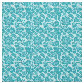 Blau-grünes Damaskusmuster Stoff (Muster)