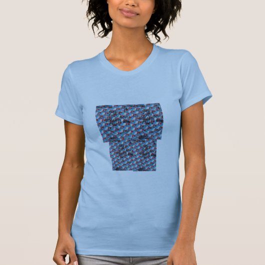 Blau, Haifisch-T - Shirt (Vorderseite)