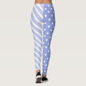 Blau halb und halb leggings (Rückseite)