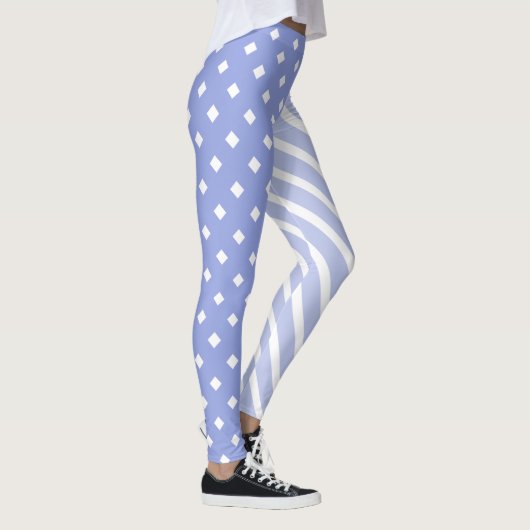 Blau halb und halb leggings (Rechts)