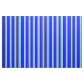 Blau, hell Blau und schwarz farbiges Muster Stoff (Fat Quarter (45,7 x 55,9 cm))