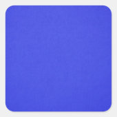 Blau, hell quadratischer aufkleber (Vorderseite)