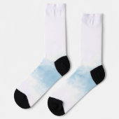 Blau & Hellblau Socken (Linkes Detail)