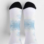Blau & Hellblau Socken (Oben)
