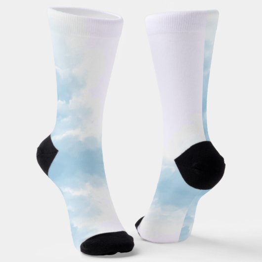 Blau & Hellblau Socken (Gewinkelt)