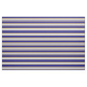 Blau, hellgelb und Goldenrod Linien Stoff (Fat Quarter (45,7 x 55,9 cm))