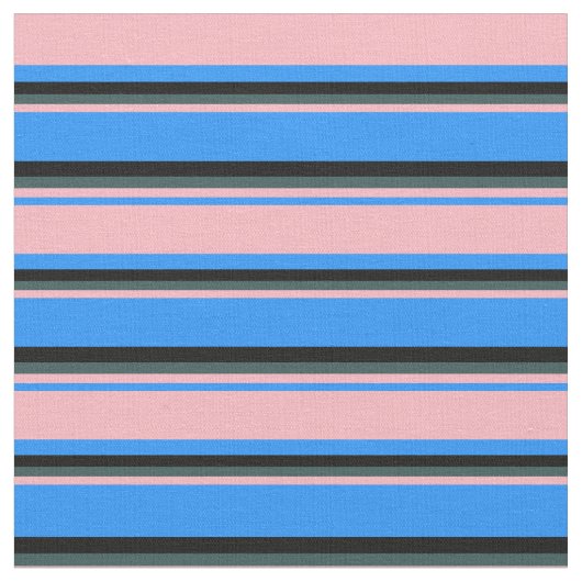 Blau, hellrosa, dunkelgraue und schwarze Farbe Stoff (Nahaufnahme)