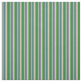 Blau, hellrosa und waldgrünes Muster Stoff (Muster)