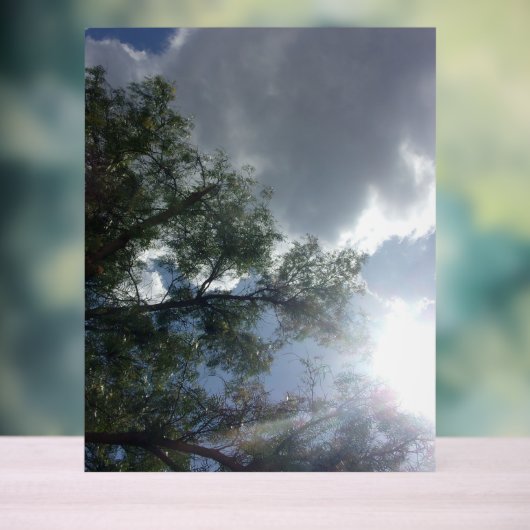 Blau-Himmel im Akrylsigndesign Acrylschild (Neutral)